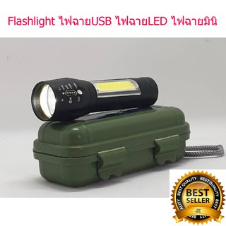 JK zoomx4เท่า ไฟฉายแรงสูงซูม 4เท่า ชาร์จไฟง่ายผ่านช่องUSB ปรับโหมดได้ 3แบบ