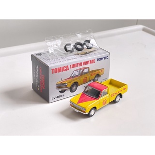 TOMYTEC Tomica Limited Vintage Diecast - LV-195a Datsun Truck (Bridgestone) โทมิก้า รถเหล็ก ล้อยาง รถโมเดล รถของเล่น