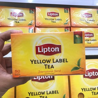 LIPTON ลิปตัน เครื่องดื่มชาปรุงสำเร็จชนิดซอง 50 ซอง