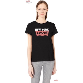 【KK】✷✷【leeee】 เสื้อยืดแขนสั้น Levis Womens The Perfect City Tee Shirt Sports T-shirt