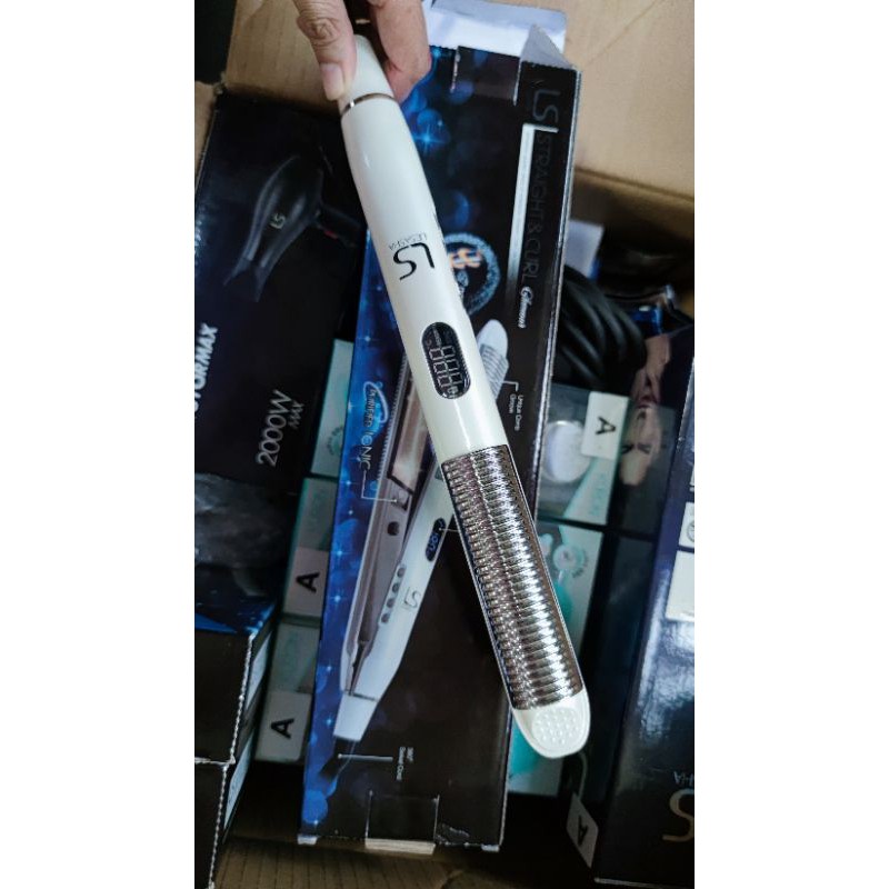 ถูกที่สุด 🔥🔥 New.!! Lesasha เครื่องหนีบถนอมเส้นผม Straight & Curl Glamour รุ่น LS1180