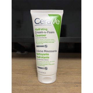 CeraVe Hydrating Cream-to-Foam Cleanser 100 ml เซราวี คลีนเซอร์