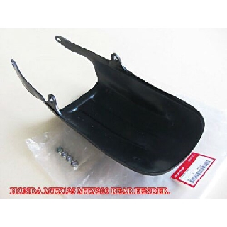 HONDA MTX125 MTX200 MTX 200 MTX 125 "BLACK" REAR FENDER "NEW" "GENUINE PARTS" // บังโคลนหลัง พลาสติก สีดำ ของแท้