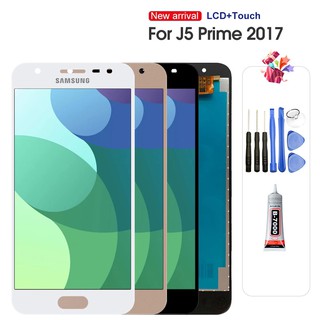 หน้าจอสัมผัสดิจิทัล LCD แบบรูเดียว และคู่ สําหรับ Samsung Galaxy J5 Prime LCD G570 G570F On5 2016 J5 Prime 2017 G5700