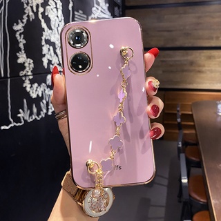 ใหม่ เคสป้องกันโทรศัพท์มือถือ ขอบตรง พร้อมสายคล้อง สําหรับ Huawei Nova 9 SE 8i 8 P50 Pro Honor X9 X8 50 Lite 5G 4G 2022