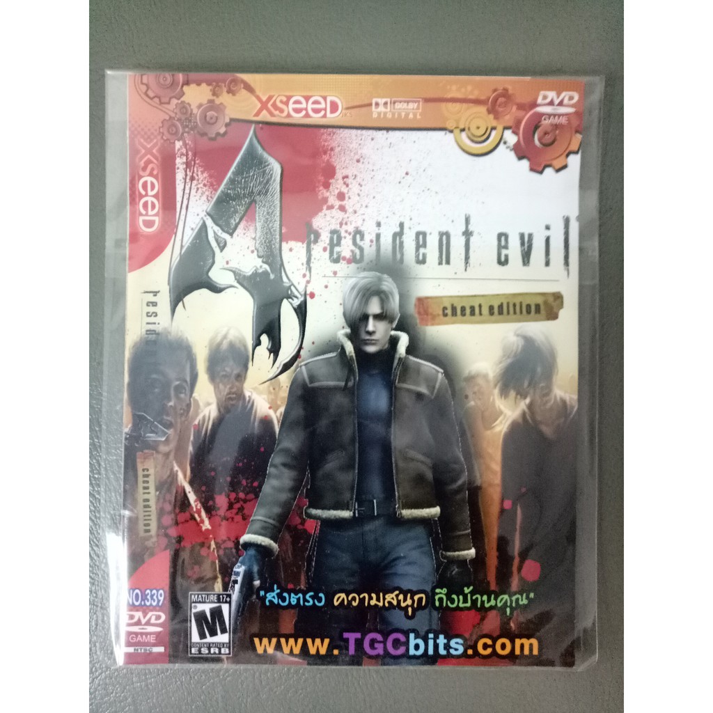 แผ่นเกมส์ PS2 Resident Evil 4 (มีสูตร)
