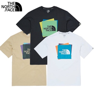 เสื้อยืดอินเทรนด์ผู้ชายอินเทรนด์ผู้หญิงThe North Face Short Sleeve T-shirt Men and Women Summer Round Neck Couple Comfor