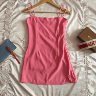 Minidress Pink  สภาพนางฟ้า ใส่ครั้งเดียว