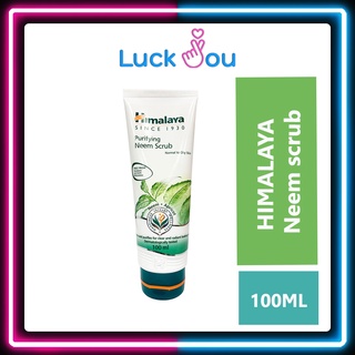 Himalaya Herbals Purifying Neem Scrub 100 ml. สครับลดสิวเสี้ยน ทำความสะอาดผิวหน้า