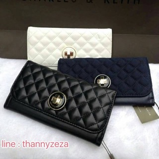 CHARLES&amp;KEITH TURN-LOCK WALLET