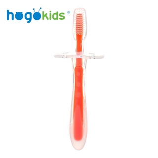 Hogokids แปรงสีฟัน แปรงสีฟันเด็กขนนุ่ม แรกเกิด ซิลิโคนด้ามยาว