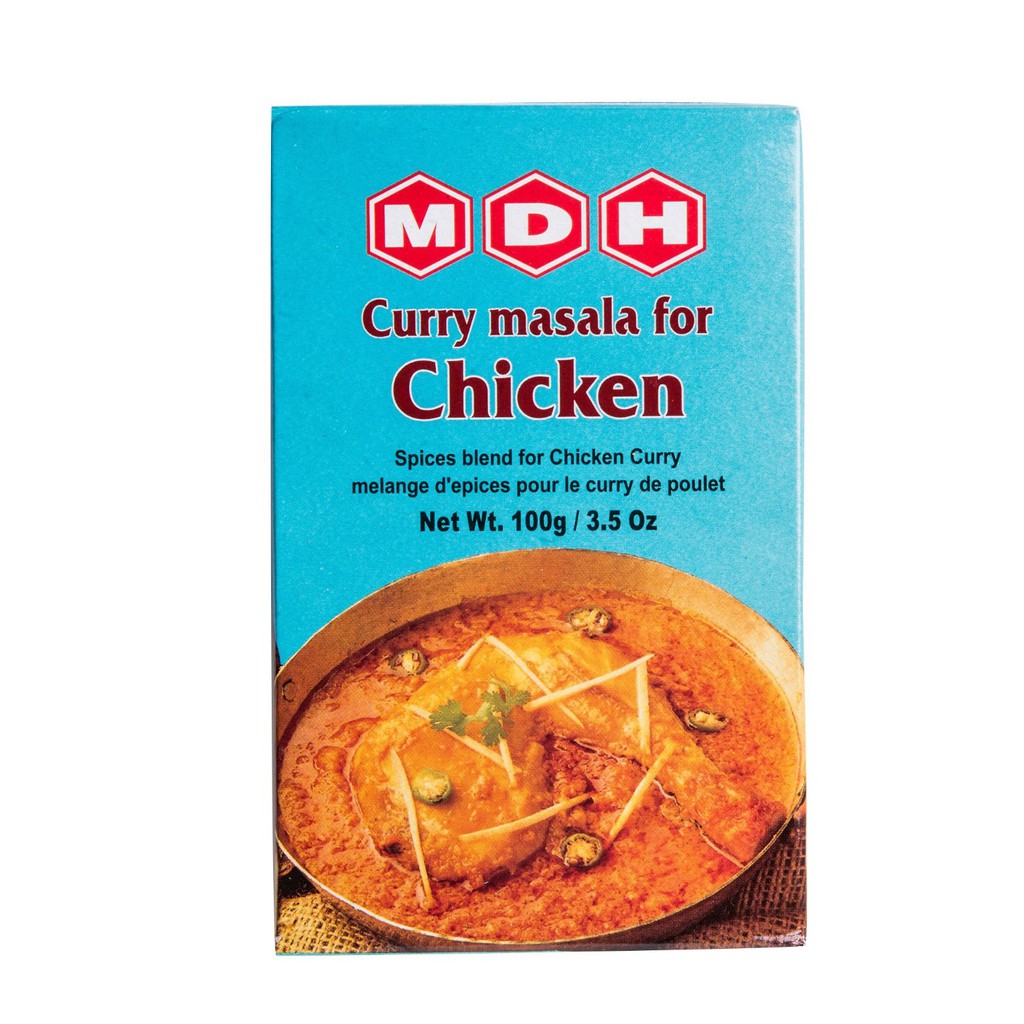 MDH Curry Masala For Chickenเครื่องเทศรวมสำหรับแกงไก่  100g	(Mixed Spices for Chicken Curry)