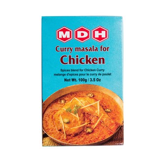 MDH Curry Masala For Chickenเครื่องเทศรวมสำหรับแกงไก่  100g	(Mixed Spices for Chicken Curry)