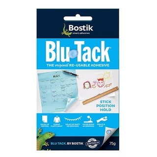 KTS (ศูนย์เครื่องเขียน) กาวดินน้ำมัน Bostik Blue Tack 75g. blutack
