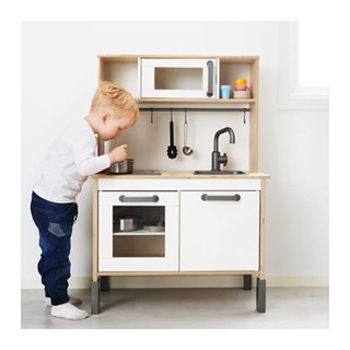 IKEA ครัวเด็กเล่น ของเล่นไม้ ของเล่นเสริมสร่างจินตนาการ Play kitchen 72*40*109 cm (ไม้) DUKTIG