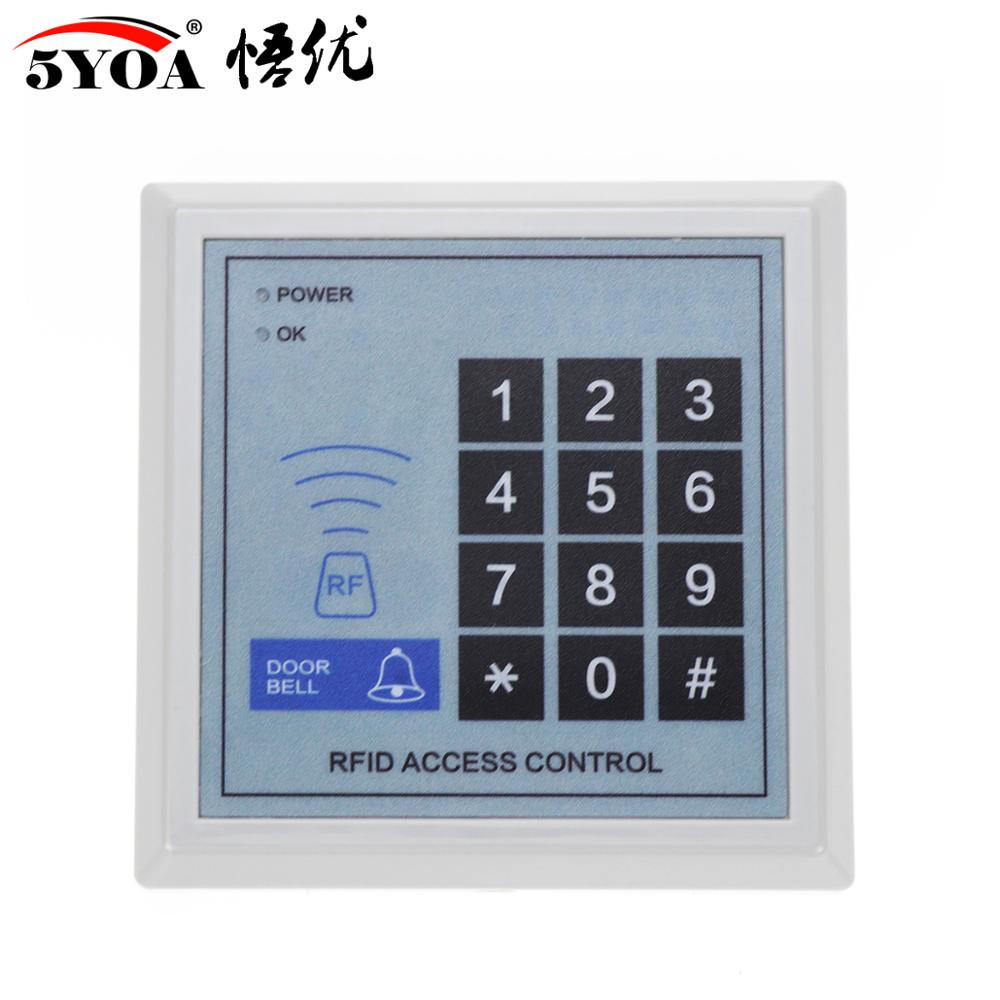 5YOA RFID Access Control System อุปกรณ์เครื่องรักษาความปลอดภัย Proximity Entry ประตูล็อคคุณภาพ