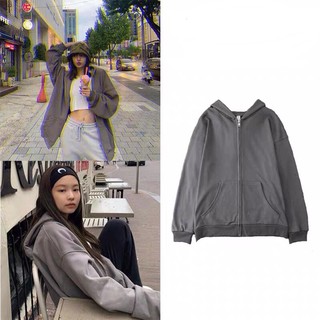 Preorder เสื้อแจ็คเก็ตฮู้ดดี้แบบเจนนี่ ลิซ่า Blackpink