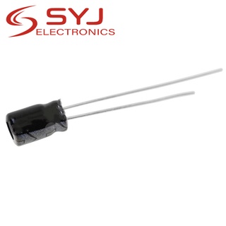 ตัวเก็บประจุอลูมิเนียมอิเล็กโทรไลติก 35V 470uF 4V 10V 16V 25V 35V 100UF 220UF 330UF 470UF 680UF 1000UF 47UF 1500UF 10UF 22UF 5ชิ้น