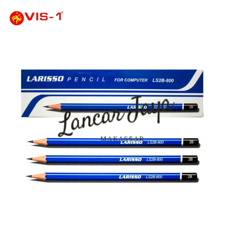 [1 กล่อง / 12 ชิ้น] Larisso LS2B-800 Pencil 2B
