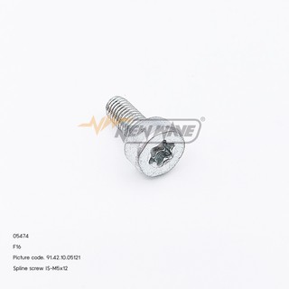 05474 SPLINE SCREW IS-M5×12 F16 9800 SUPER