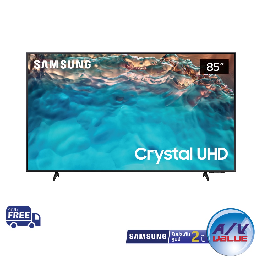 Samsung Crystal UHD 4K TV รุ่น UA85BU8100KXXT ขนาด 85 นิ้ว BU8100 Series ( 85BU8100 )