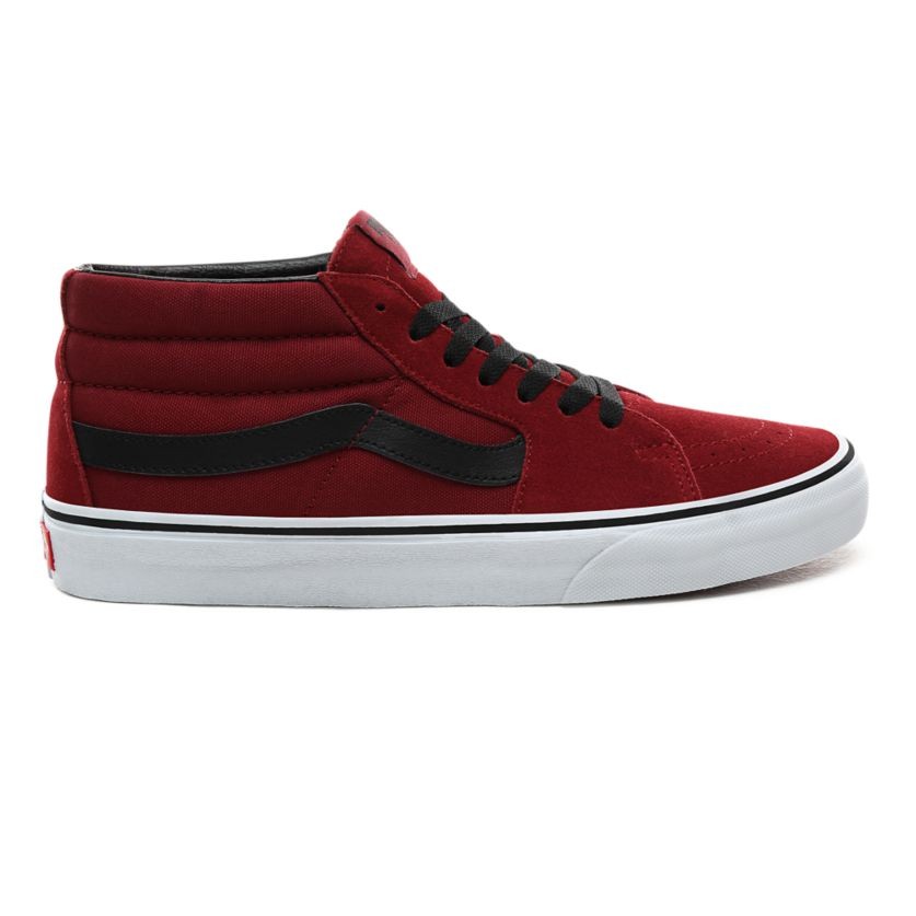 VANS SK8 (Mid) - Biking Red/True White