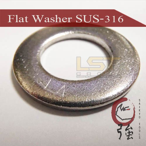 แหวนอีแปะสแตนเลส SUS-316 (A4) แท้ M6 รูปที่ 3
