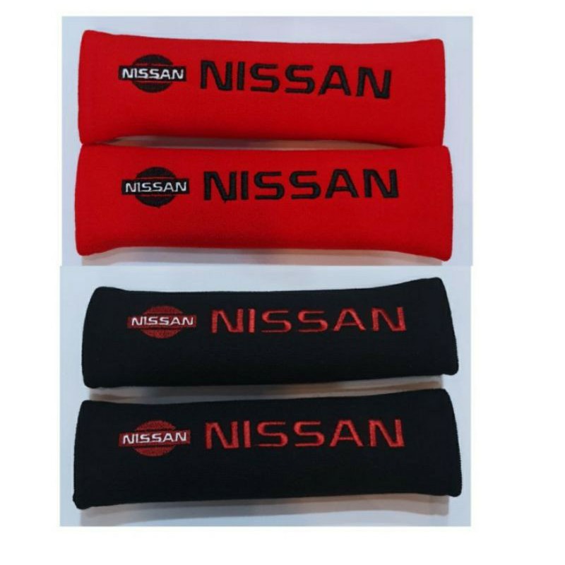 นวมหุ้มเบลล์ หุ้มเข็มขัดนิรภัย NISSAN ราคาต่อ2ชิ้น มี2สี