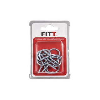 สกรูหัวห่วงตัวซี 1-1/4" 10ตัว | FITT | 8855952026873 สกรู, น๊อต อุปกรณ์ยึดติด ต่อเติมซ่อมแซมบ้าน สกรูหัวห่วงตัวซี 1-1/4"