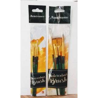 ชุดพู่กันสีน้ำ เรนาซองซ์ Watercolour Brush set Renaissance