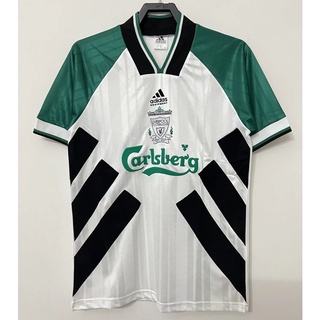 เสื้อกีฬาแขนสั้น ลายทีมชาติฟุตบอล Liverpool 93-95 คุณภาพสูง ไซซ์ S-XXL