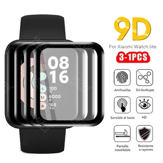 กระจกนิรภัย 9D สําหรับ Xiaomi Mi Watch Lite Smart Watch สําหรับ Xiaomi Xiomi Xaomi Watch Lite Milite ป้องกันหน้าจอ FIlm