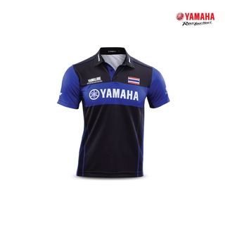 YAMAHA เสื้อโปโลยามาฮ่า Corporate 2022 สีน้ำเงิน/ดำ