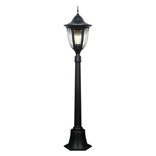 Field lights GARDEN LAMP CST 867/1M/BK ALUINIUM/GLASS CLASSIC BLACK 1 LIGHT External lamp Light bulb ไฟสนาม ไฟทางเดิน CS