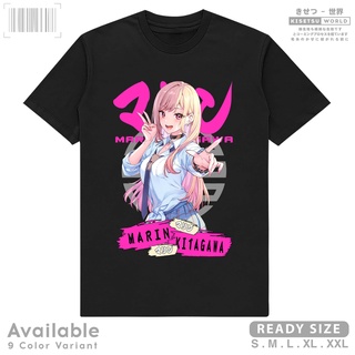 เสื้อยืด พิมพ์ลายอนิเมะ Marin KITAGAWA Sono Bisque Doll Wa Koi Wo Suru - Manga Waifu สไตล์ญี่ปุ่น x A214 Kisetsuสามารถปร