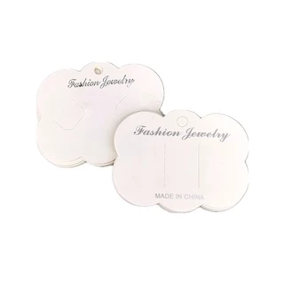 Double.thai แป้น กิ๊ฟ แผง ติด กิ๊ป ก้อนเมฆ สีขาว มีลาย สแควร์（100 ใบ）