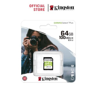 Kingston 64GB Canvas Select Plus SDXC Card Class 10 100MB/s (SDS2/64GB)