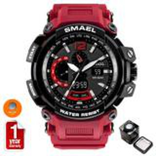 SMAEL นาฬิกาข้อมือผู้ชาย Sport Digital LED รุ่น SM1702 (Red)