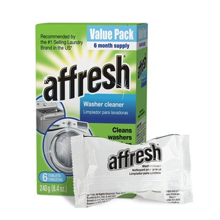 Affresh : AFRW10501250* ผงทำความสะอาดสิ่งตกค้างในเครื่องซักผ้า Washer Machine Cleaner