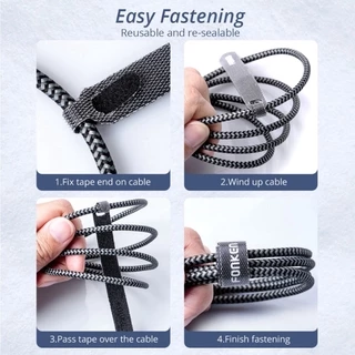 Fonken สายเคเบิลไทร์ จัดเก็บสายไฟ สาย HDMI สายชาร์จ