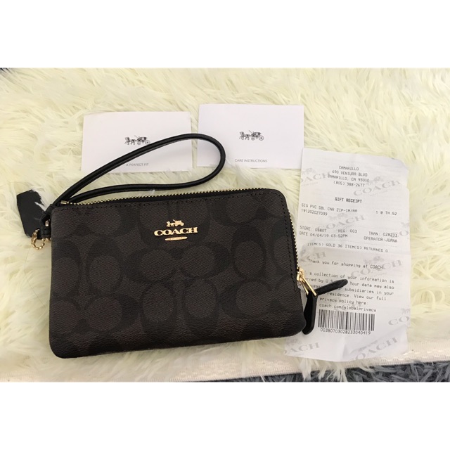 คล้องมือ Coach 2ซิป S