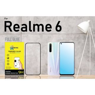 ฟิล์มกระจก  Realme 6 ,6Pro , 6i แบบเต็มจอ  ยี่ห้อ Startec คุณภาพดี  ทัชลื่น ปกป้องหน้าจอได้ดี ทนทาน แข็งแกร่ง ใสชัดเจน