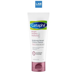 Cetaphil Bright Healthy Radiance Brightness Reveal Creamy Cleanser 100 g. - ครีมล้างหน้าเนื้อเนียนนุ่ม อ่อนโยน