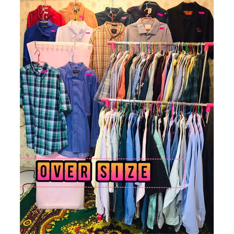 เฉพาะLiveสด เสื้อเชิ้ตมือสองOver Sizeแบรนด์เนม