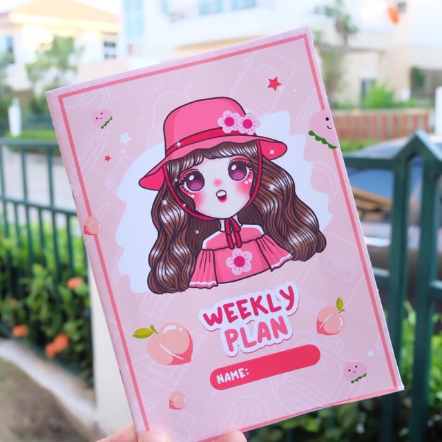 Weekly plan book....