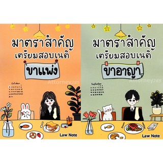 tef หนังสือ มาตราสำคัญเตรียมสอบเนติ ขาอาญา -ขาแพ่ง