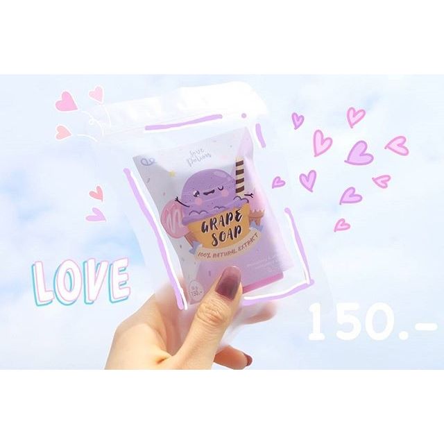 Love potion grape soap