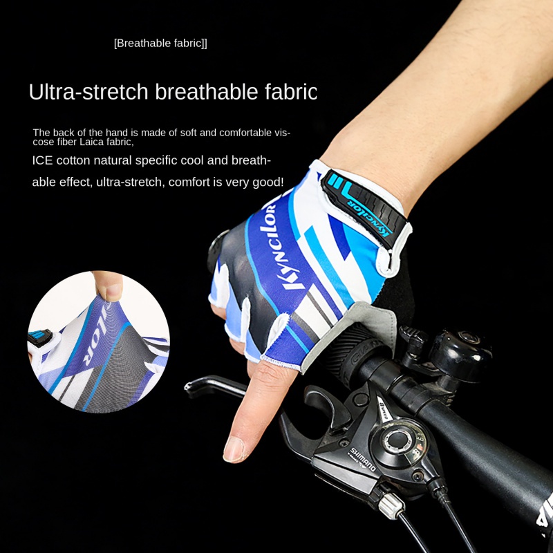 Gants De Vélo Enfants Doigts Pleins - Antidérapants, Respirants - Pour Garçons Et Filles 5 à 13 Ans - Cyclisme, Sport