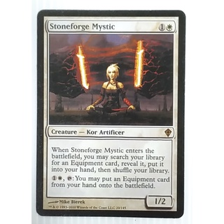 MTG Card Black Core - Modern Set - Creature - Kor Artificer - Stoneforge Mystic 20/145 (Magic: The Gathering Proxy Card)