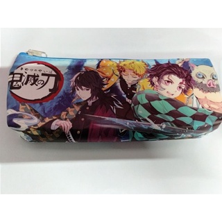 กระเป๋าดินสอ กระเป๋าเครื่องสำอาง กระเป๋า ดาบพิฆาตอสูร สีฟ้า demonslayer demon slayer
